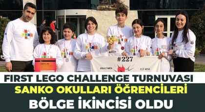 SANKO Okulları öğrencileri bölge ikincisi oldu