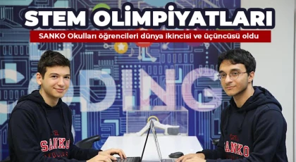 SANKO Okulları öğrencileri dünya ikincisi ve üçüncüsü oldu