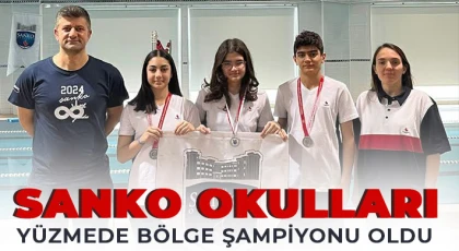 SANKO Okulları Yüzmede Bölge şampiyonu oldu