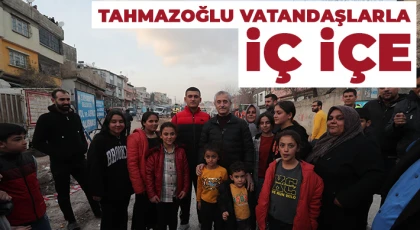Tahmazoğlu vatandaşlarla iç içe