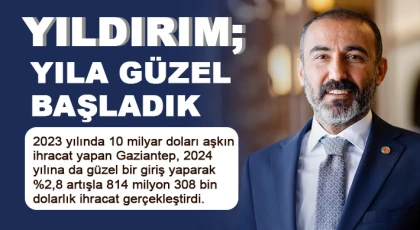 Yıldırım; Yıla Güzel Başladık