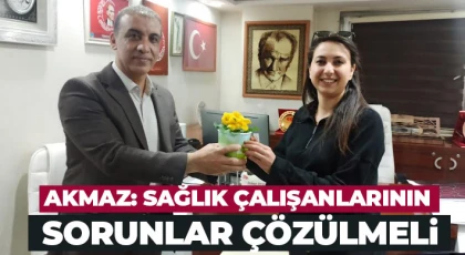 Akmaz: Sağlık çalışanlarının sorunlar çözülmeli
