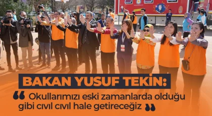 Bakan Tekin: Yerel yönetimlerle en sıkı çalışan kamu kurumuyuz