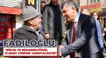 Başkan Fadıloğlu, Lefkoşe caddesi esnafını ziyaret etti