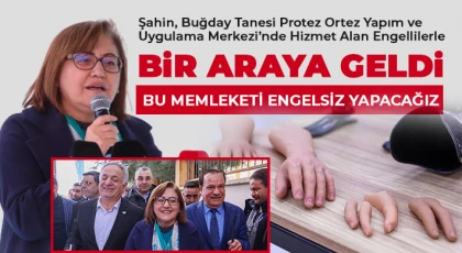 Başkan Şahin, Engellilerle Bir Araya Geldi