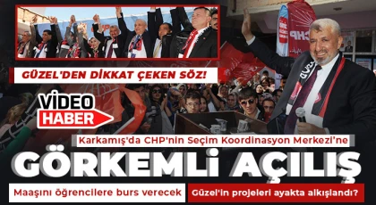 CHP Karkamış'ın seçim merkezi kurban kesilerek açıldı