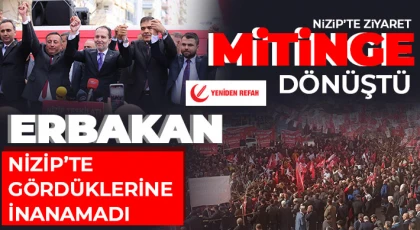 Doktoroğlu’ndan Nizip halkına binlerce kez teşekkür
