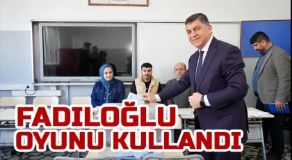 Fadıloğlu oyunu kullandı