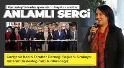 Gaziantep'te kadın sporcuların hayatını anlatan anlamlı sergi