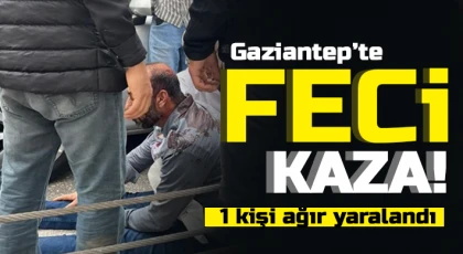 Gaziantep'te kaza! yaralı