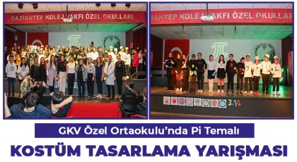 GKV Özel Ortaokulu’nda Pi temalı kostüm tasarlama yarışması