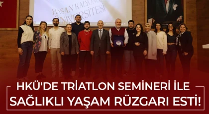 HKÜ'de Triatlon Semineri ile sağlıklı yaşam rüzgarı esti!