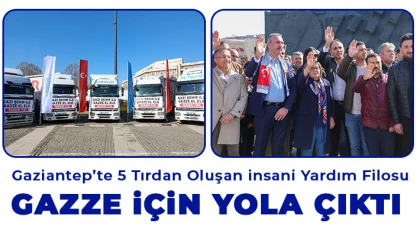 İnsani yardım filosu Gazze için yola çıktı