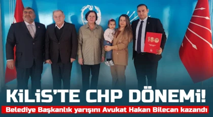 Kilis'te CHP dönemi! Avukat Hakan Bilecan kazandı