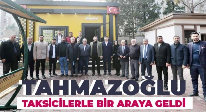 Tahmazoğlu taksicilerle biraraya geldi