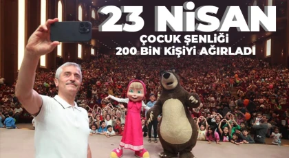 23 Nisan Çocuk Şenliği 200 bin kişiyi ağırladı