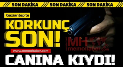 Acı son! Gaziantep'te sokak ortasında intihar