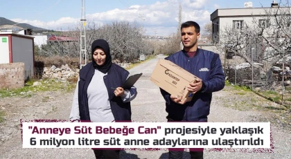 "Anneye Süt Bebeğe Can" projesiyle yaklaşık 6 milyon litre süt anne adaylarına ulaştırıldı