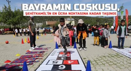 Bayramın coşkusu, Şehitkamil’in en ücra noktasına kadar taşındı