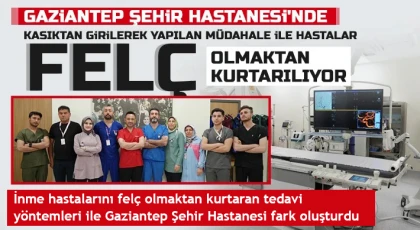 Beyindeki kan pıhtıları kasıktan tedavi edilerek hastalar felç olmaktan kurtarılıyor