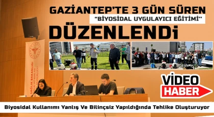 Biyosidal ürünlerinin kullanımı ile ilgili eğitim