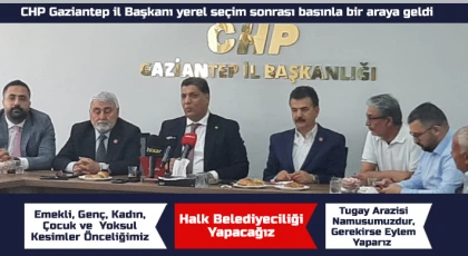 CHP İl Başkanı Reisoğlu: Yandaşlık Ve Rant Dönemi Bitmiştir