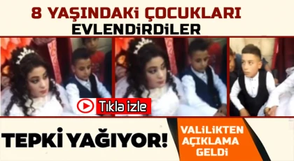 Çocuk Yaşta Evlendirildiler! O Düğün İle İlgili Açıklama Geldi!