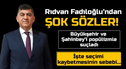 Fadıloğlu’ndan şok açıklamalar! Seçimi kaybetmenin sebebi ise...