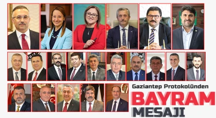 Gaziantep protokolünden Bayram mesajı
