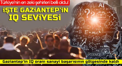 Gaziantep'in IQ oranı dikkat çekti
