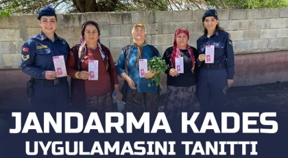Jandarma KADES uygulamasını tanıttı