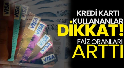 Kredi kartı işlemlerinde uygulanacak azami faiz oranı 4,25’e yükseltildi