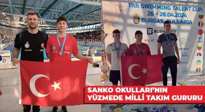 SANKO Okulları’nın Yüzmede Milli Takım Gururu