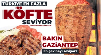 Türkiye en fazla döner ve köfte seviyor