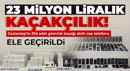23 milyon liralık kaçakçılık vurgununa jandarma darbesi: 2 gözaltı