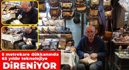 5 metrekare dükkanında 65 yıldır teknolojiye direniyor