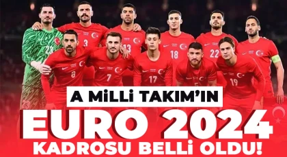 A Milli Takım’ın Euro 2024 kadrosu belli oldu!