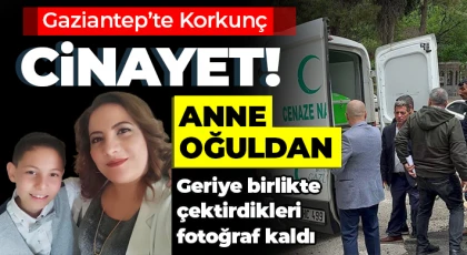 Anne-oğuldan geriye birlikte çektirdikleri fotoğraf kaldı