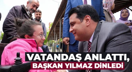 Başkan Yılmaz, Seyrantepe Mahallesi’ni Ziyaret Etti