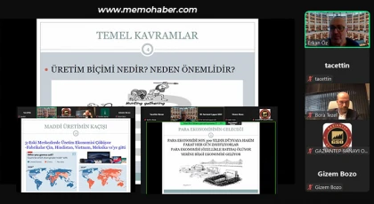 Bilgi Ekonomisi, GSO Yeni Nesil Sanayici Platformu'nun Düzenlediği Programda Konuşuldu