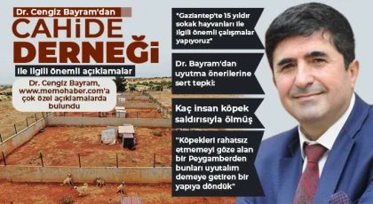 Dr. Cengiz Bayram'dan Cahide Derneği ile ilgili önemli açıklamalar