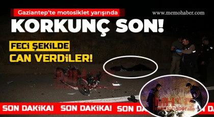 Gaziantep’te motosiklet yarışında korkunç son: 2 ölü