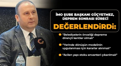 Güçyetmez: Acilen yapı stoku envanteri çıkarılmalı