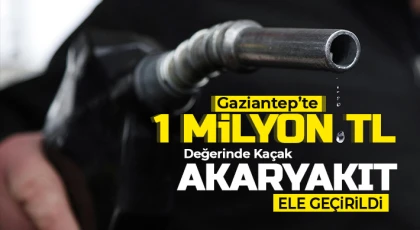 Jandarmadan kaçak akaryakıt operasyonu