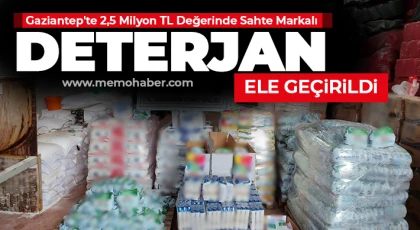 Jandarmadan Sahte Markalı Deterjan Operasyonu!