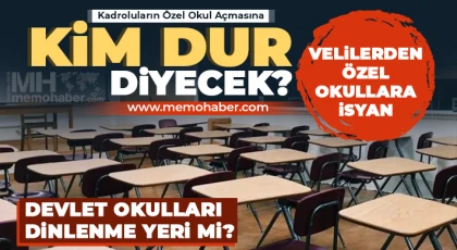 Kadrolular özel okul açarak okullarda eğitimi bitiriyor