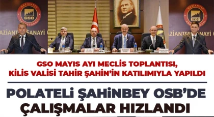 Polateli Şahinbey OSB’de çalışmalar hızlandı