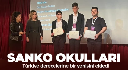 SANKO Okulları Türkiye derecelerine bir yenisini ekledi