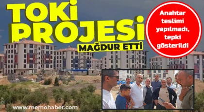 TOKİ projesi mağdur etti: Anahtar teslimi yapılmadı, tepki gösterildi