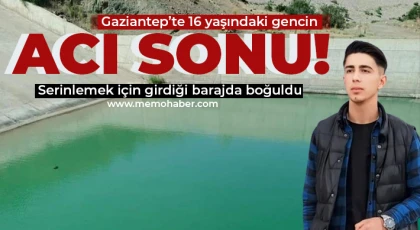 16 yaşındaki genç serinlemek için girdiği barajda boğuldu